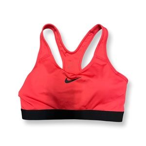 Nike red/pink sports bra